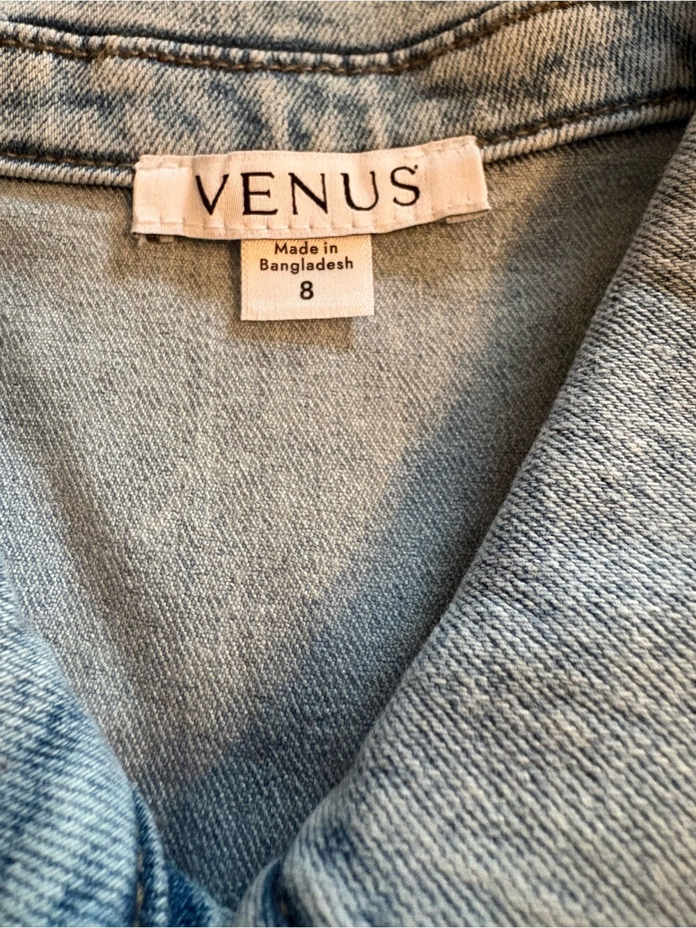 VENUS Light Blue Denim Midi Shirt Dress - Picture 2 of 7